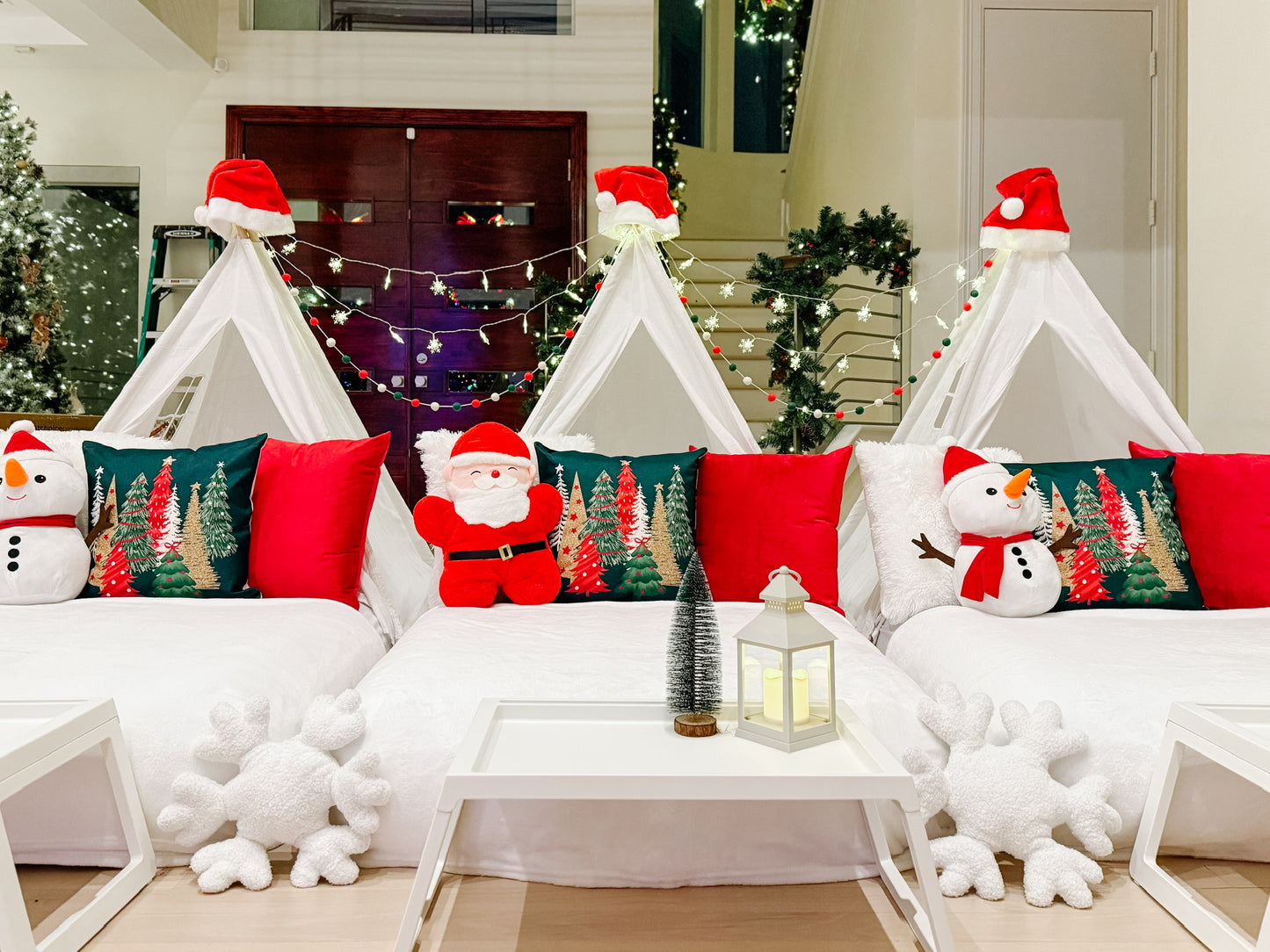 Christmas Sleepover Party Tent Rental Dallas