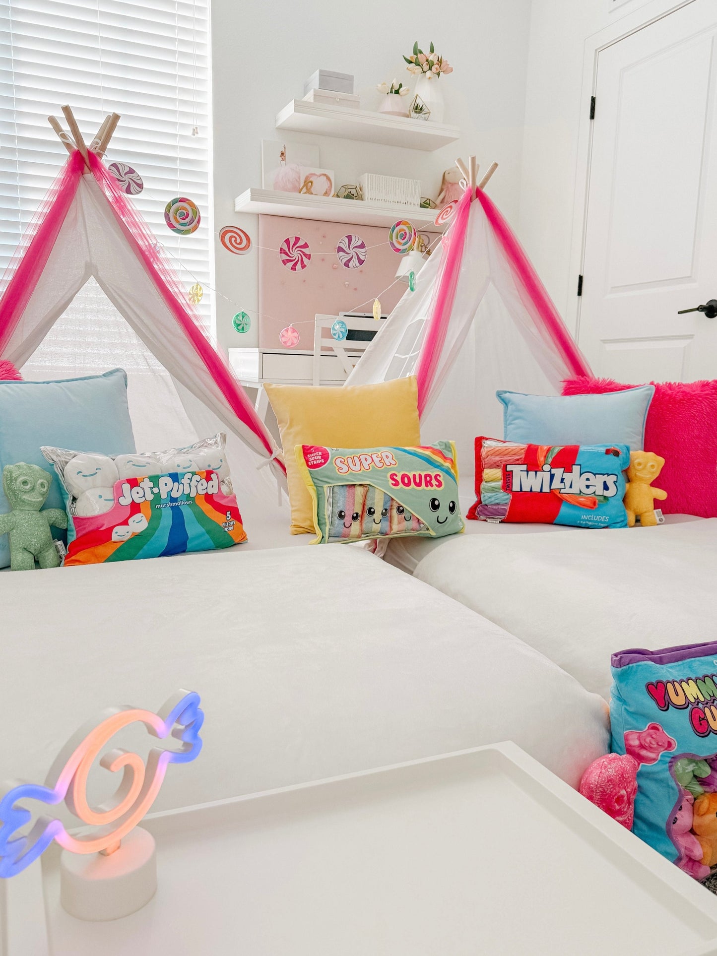 Candy Sleepover Party Tent Rental Dallas