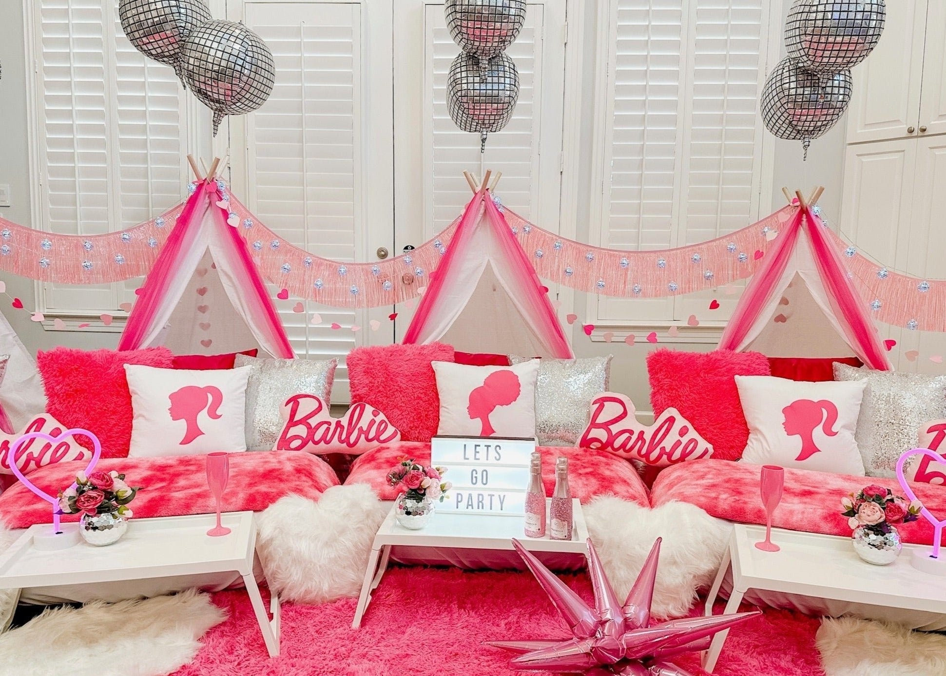 Barbie Sleepover Party Tent Rental Dallas Splendid Sleepovers