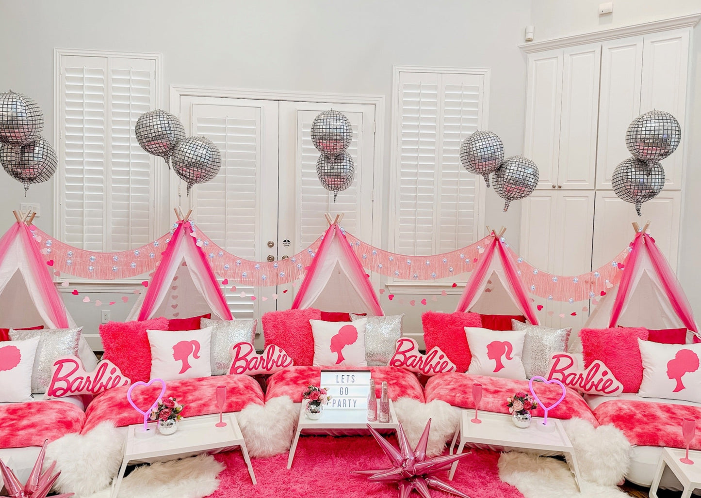 Barbie Sleepover Party Tent Rental Dallas