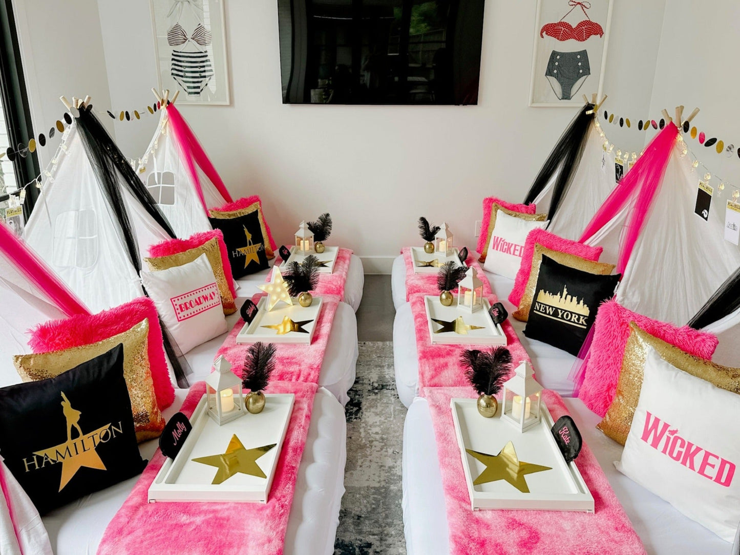 broadway tent rental NYC Broadway Sleepover Party Tent Rental Dallas – Splendid Sleepovers