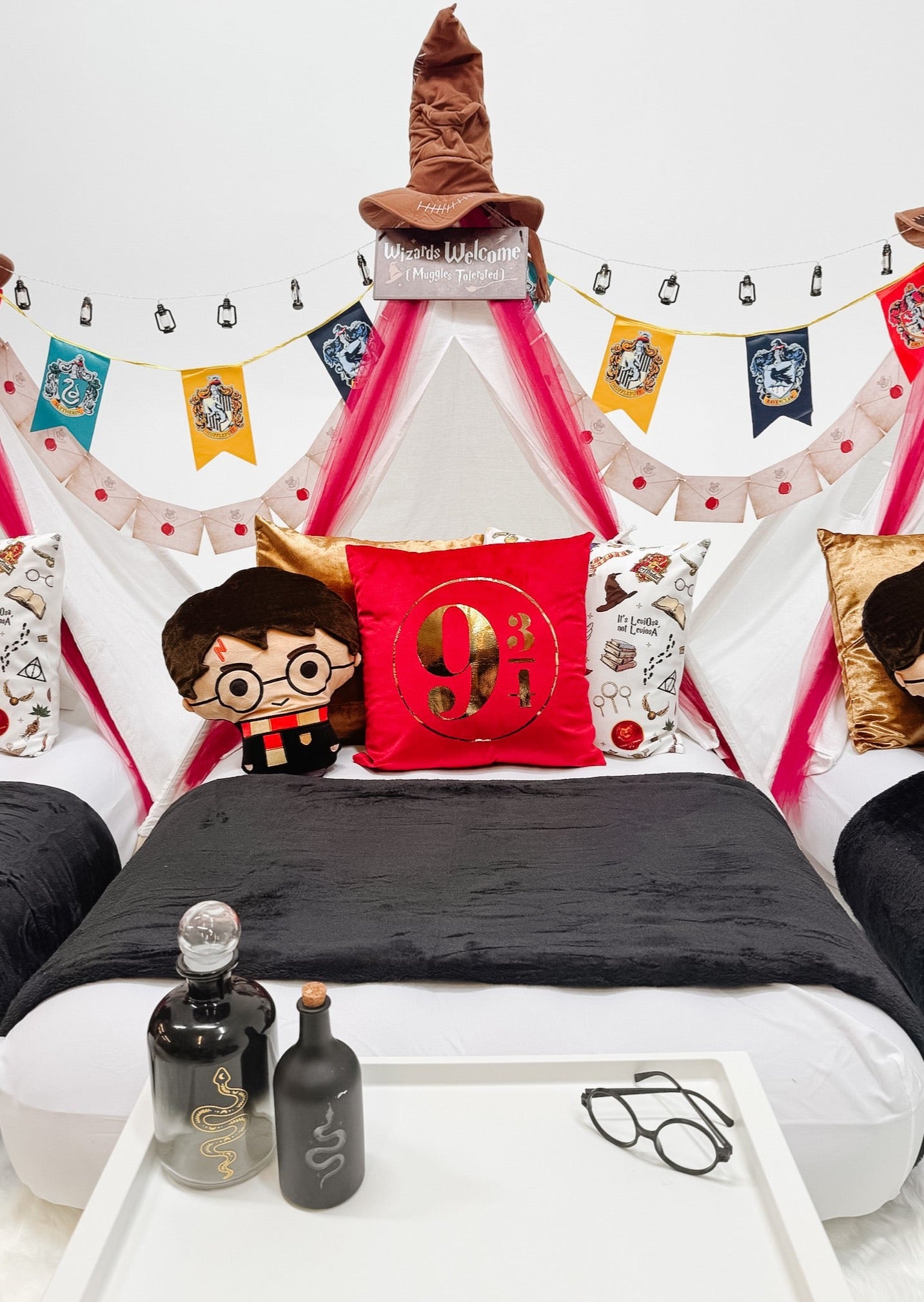 Harry Potter Sleepover Party Tent Rental Dallas