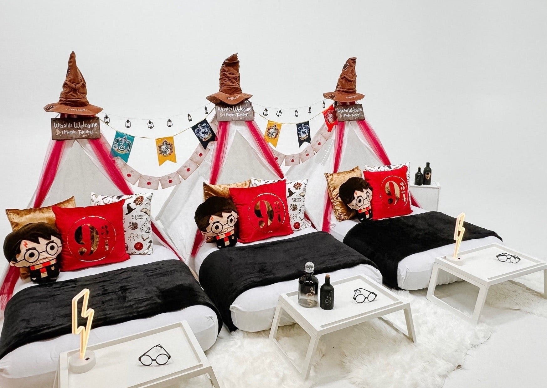 harry potter airbnb tent Harry Potter Sleepover Party Tent Rental Dallas – Splendid Sleepovers