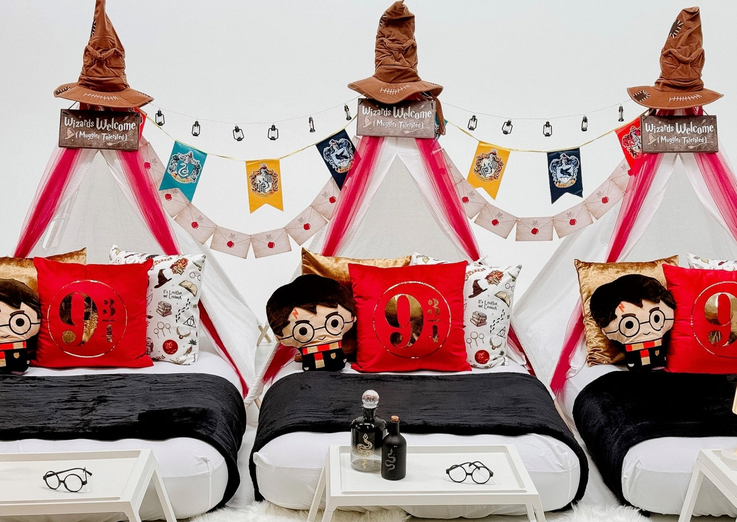 Harry Potter Sleepover Party Tent Rental Dallas