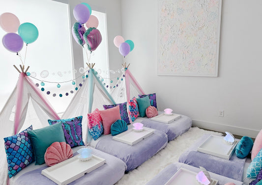 Mermaid Sleepover Party Tent Rental Dallas