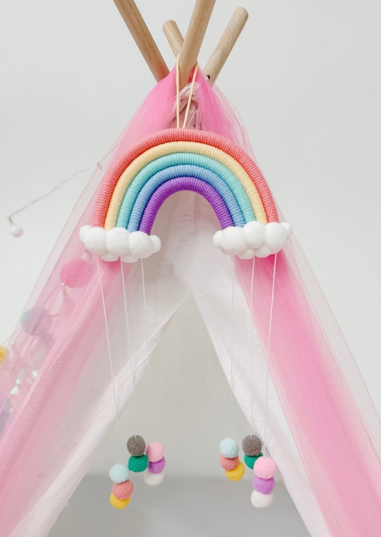 Rainbow Sleepover Party Tent Rental Dallas