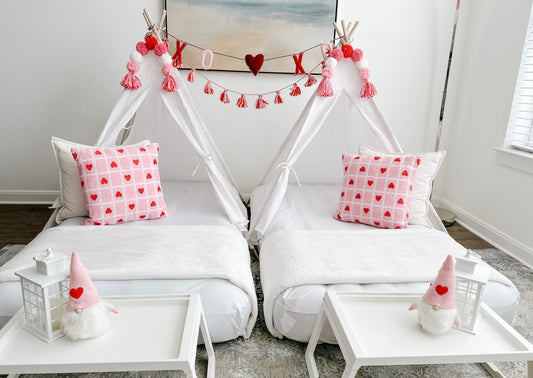 Valentine's Sleepover Party Tent Rental Dallas